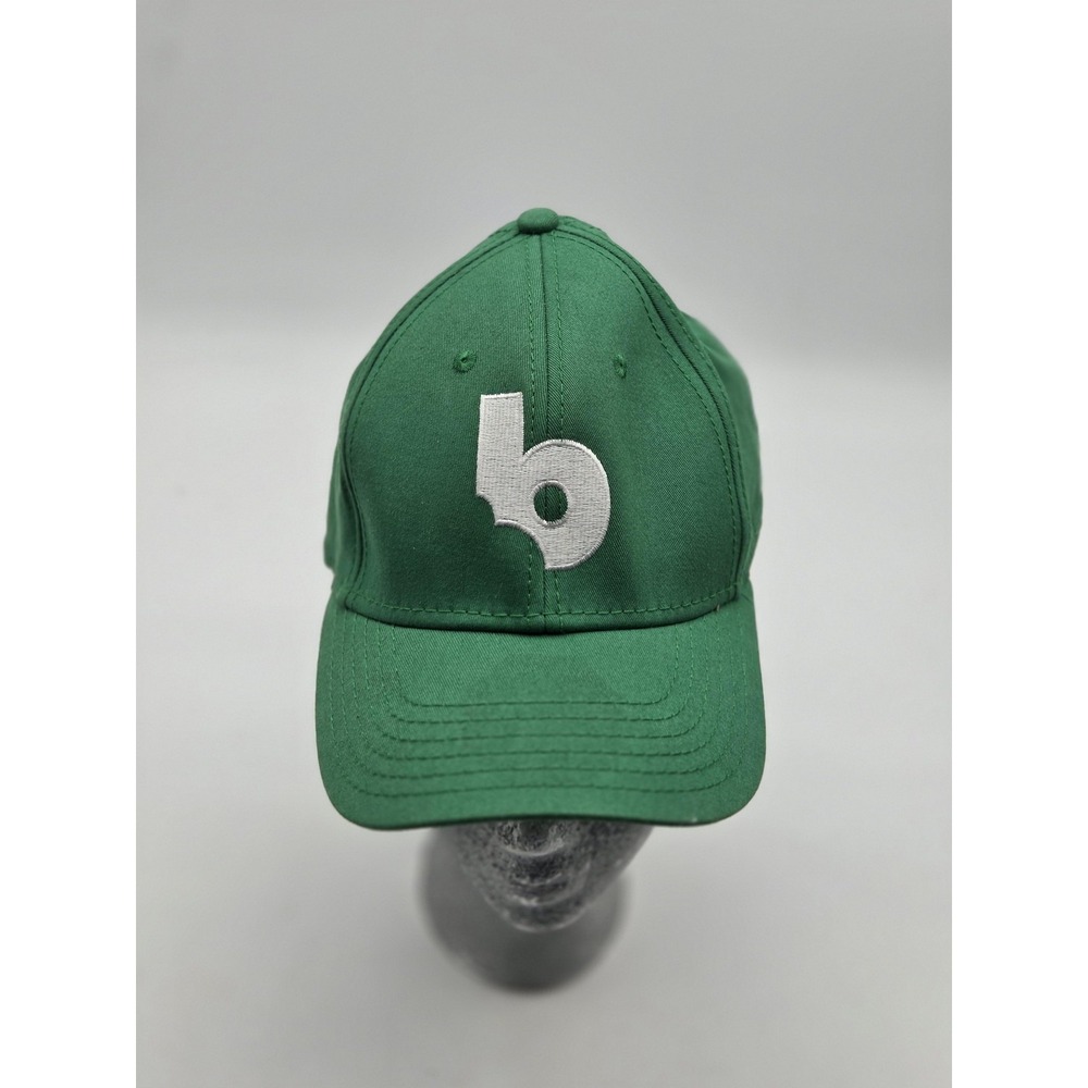 Otto OTTO FLEX Hat‎ Cap Fitted Mens Medium Green Baseball Embroidered B Logo